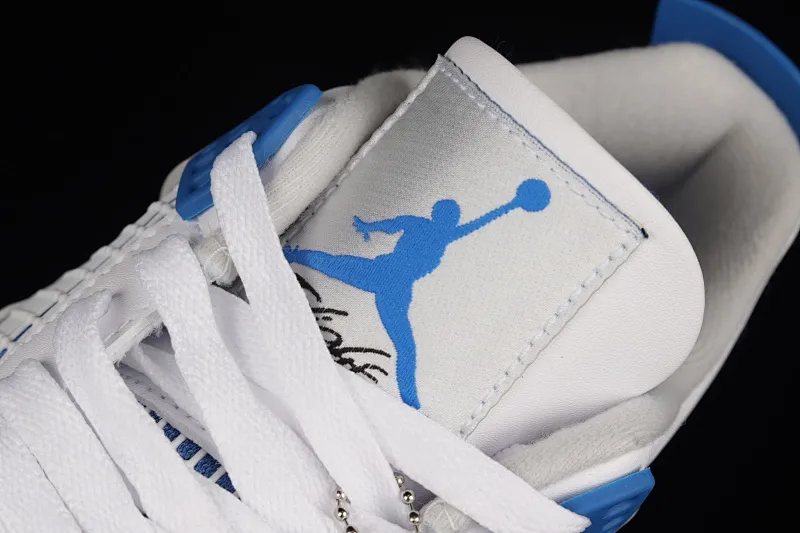 All Categories Air Jordan Jordan Series Basketball Shoes Air Jordan 4 Special Price Air Jordan 4 Retro "Military Blue" AJ4 Joe 4 White Blue 308497-105